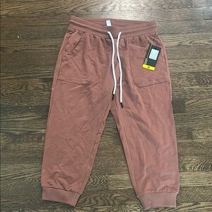 NWT - Rust Jogger Pants with Drawstring